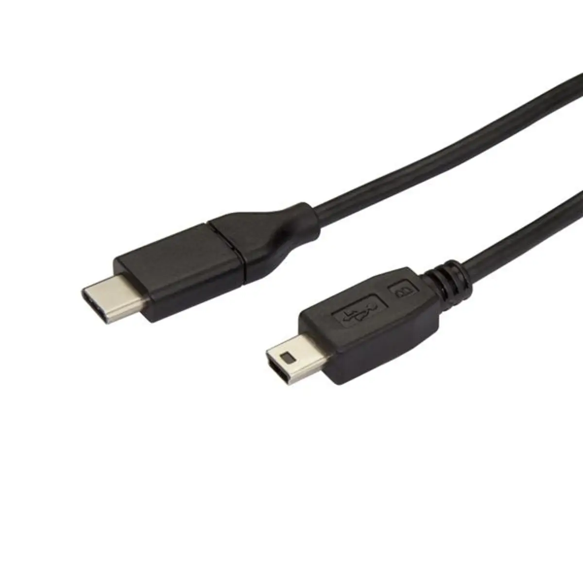 USB Kabel USB-C/Micro-USB Männlich/Männlich Schwarz 2m