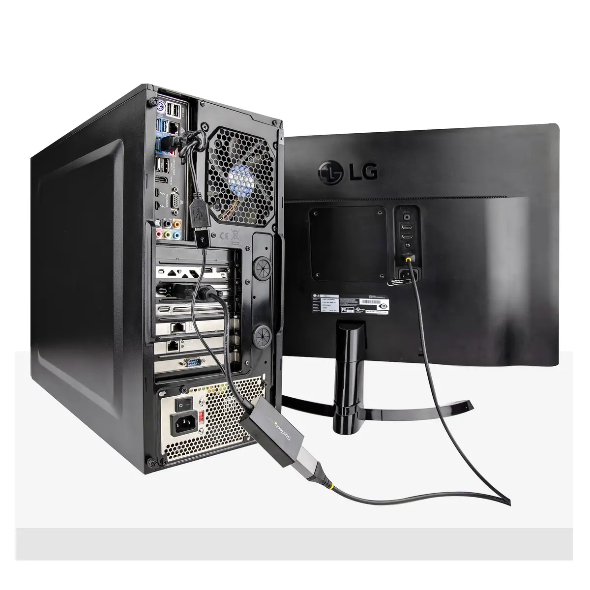 DVI auf DisplayPort Adapter mit USB Power 1920 x 1200