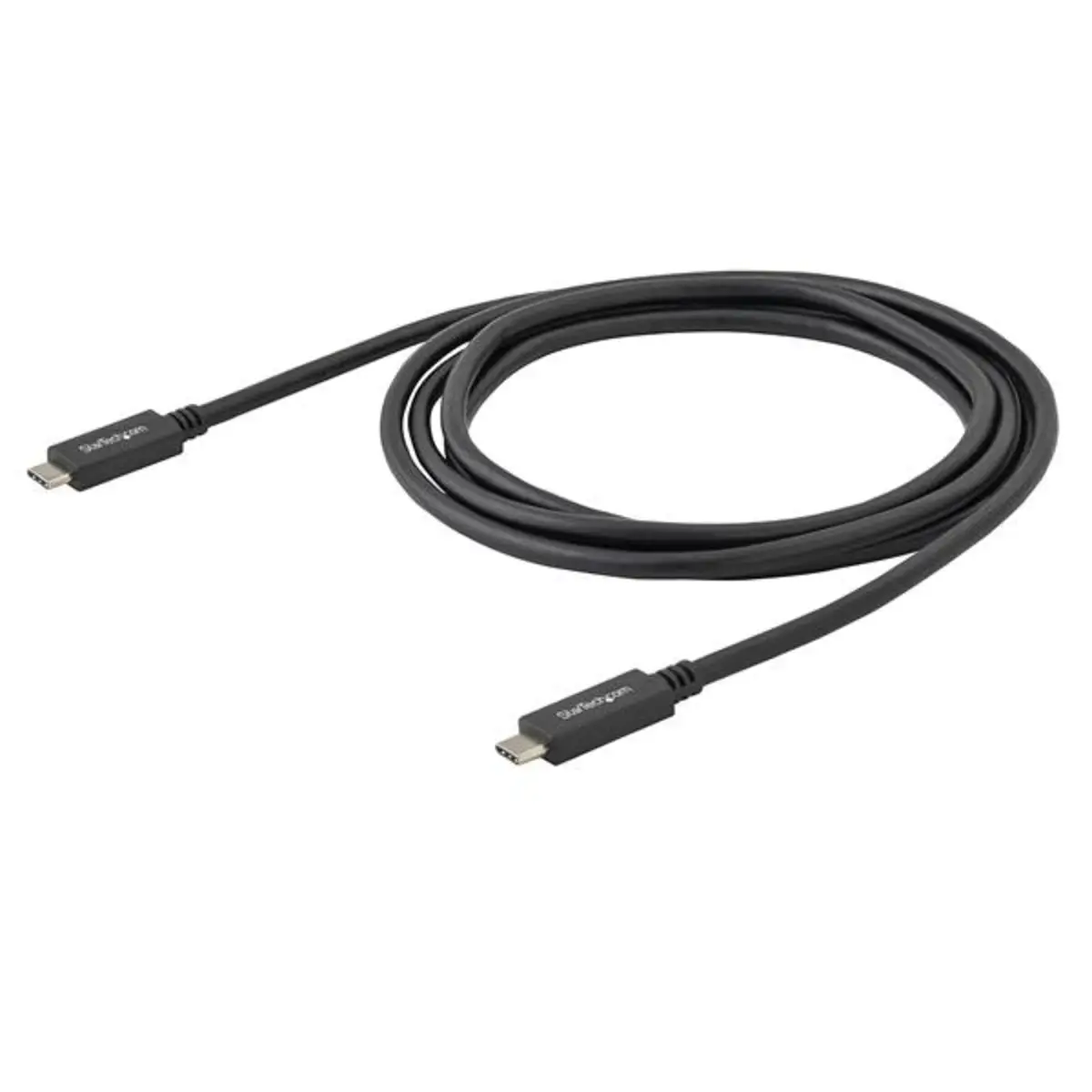 USB Kabel USB-C/USB-C Männlich/Männlich Schwarz 0,5m