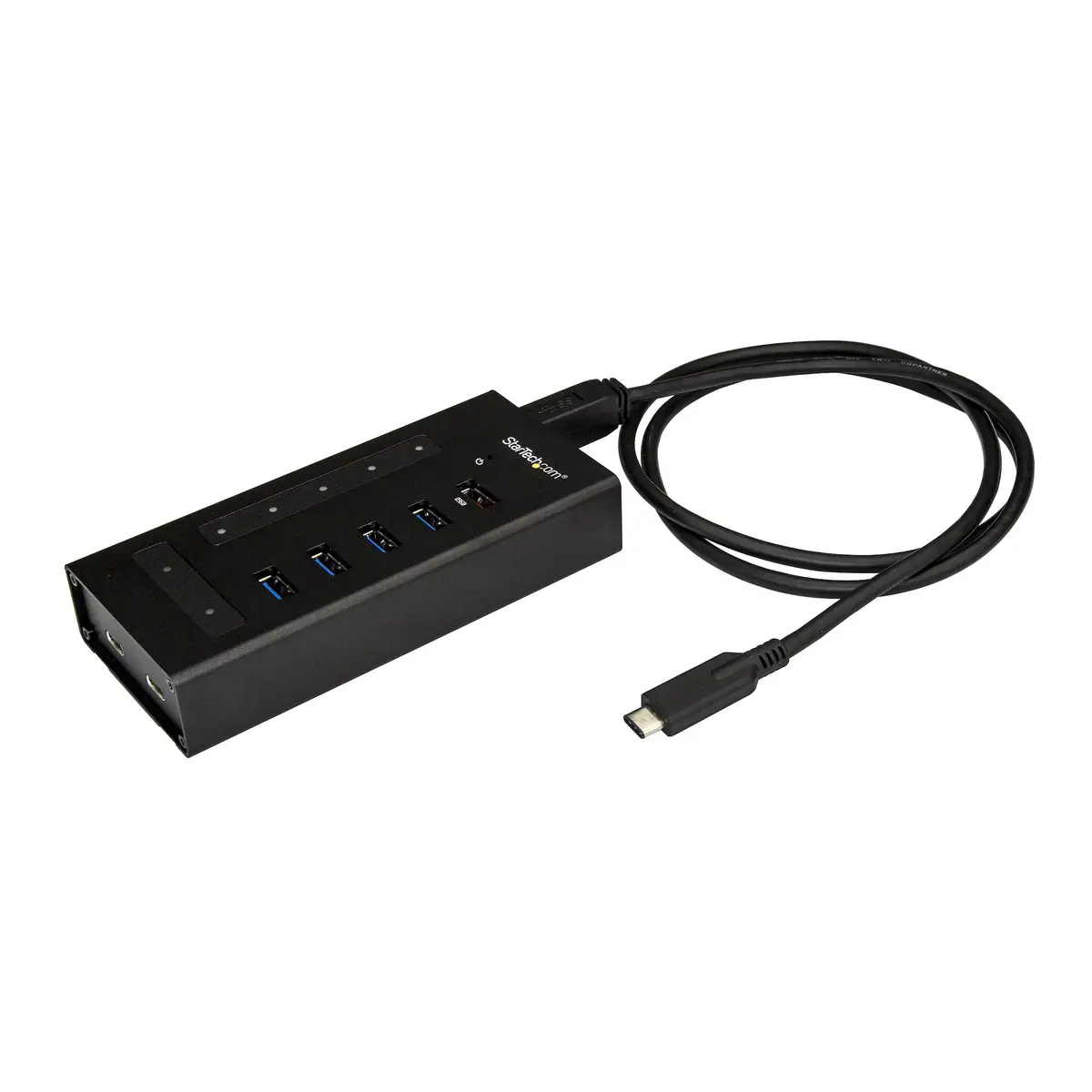 7 Port USB Hub 5xUSB-A/2xUSB-C Schwarz