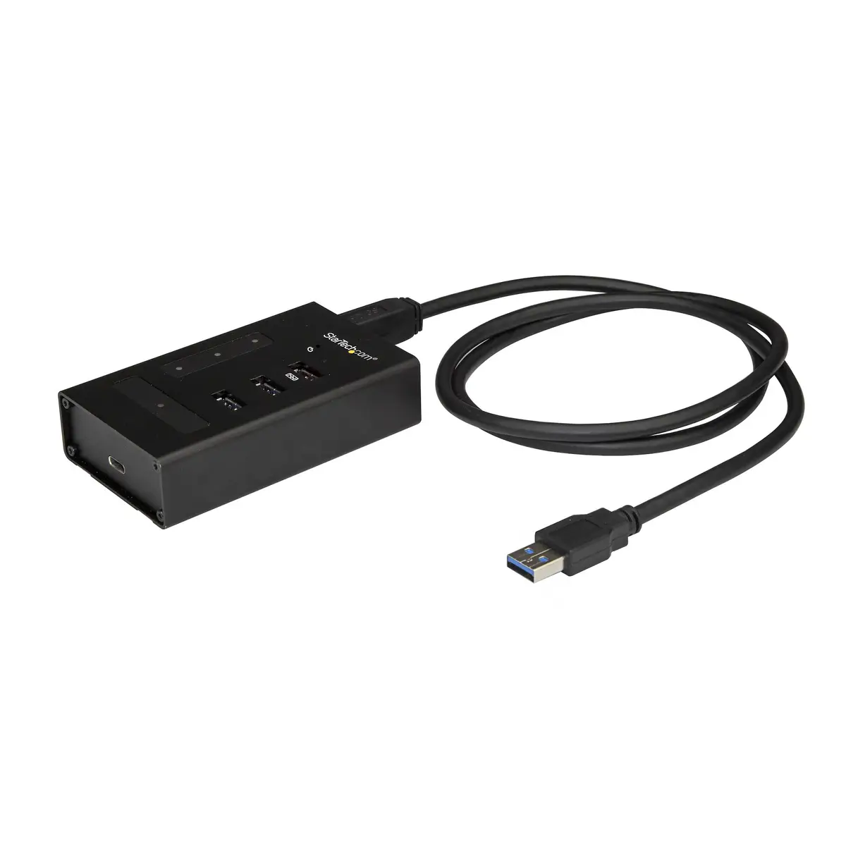 4 Port USB Hub Metall USB-A zu 3x USB-A und 1x USB-C USB 3.0