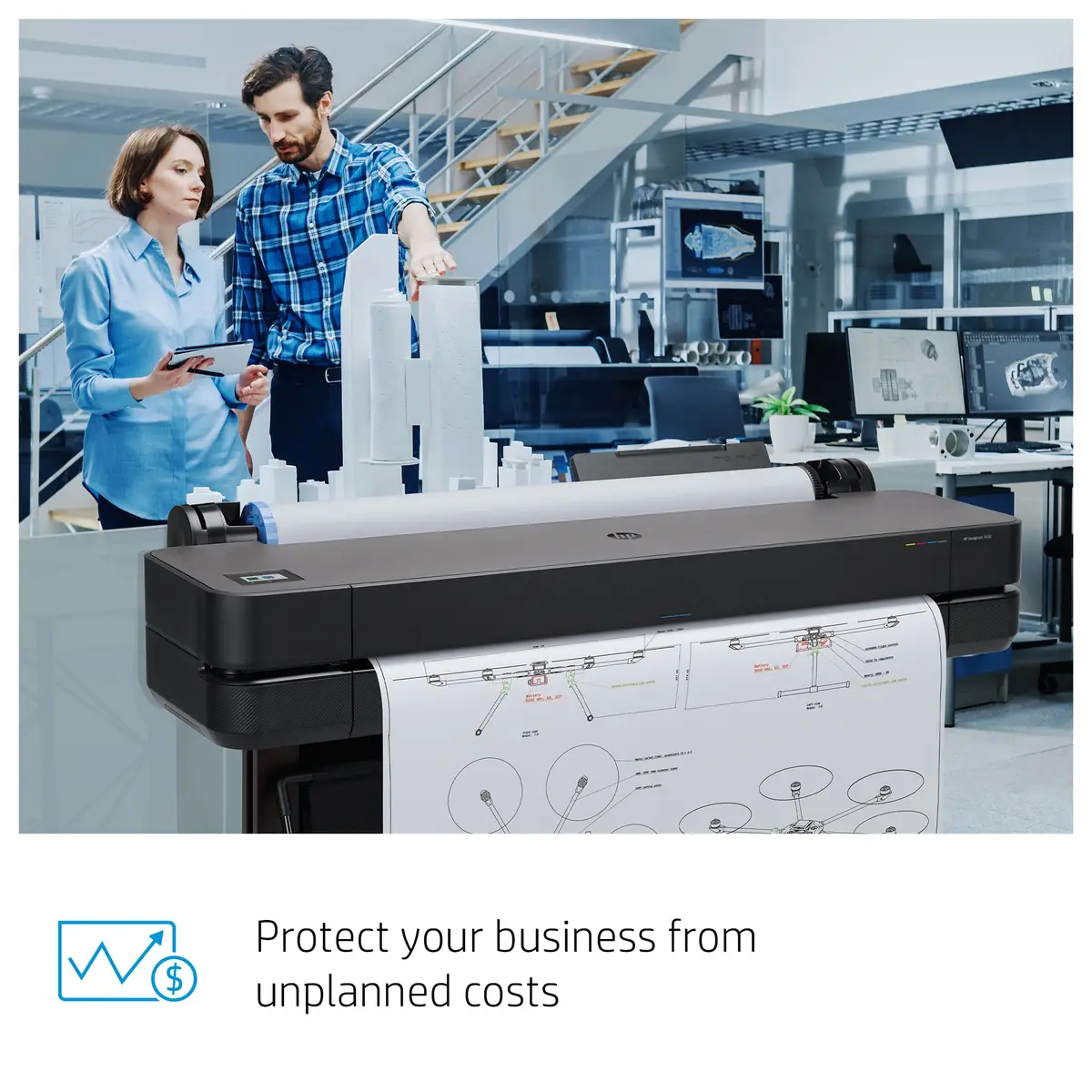 DesignJet T1700dr Postscript Printer A1 2400x1200dpi