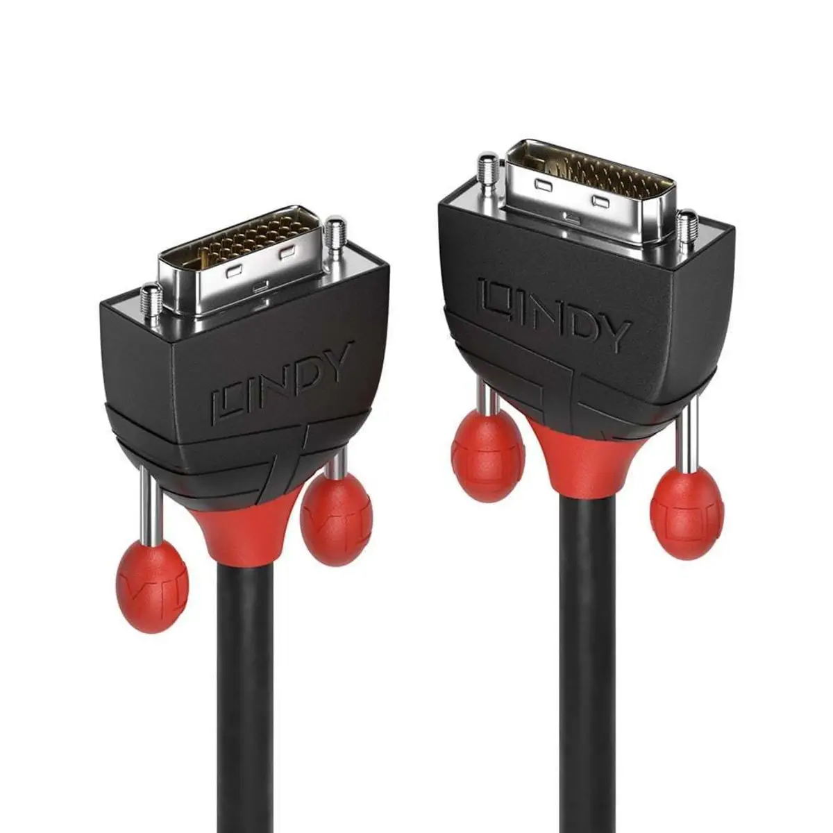 Black Line DVI-D Anschlusskabel Stecker/Stecker Schwarz 5 m