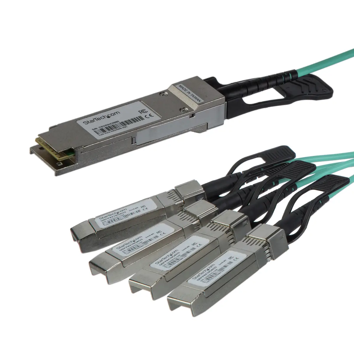 Cisco QSFP Aktives Direktverbindungskabel QSFP+/4xQSFP+ Männlich/Männlich Schwarz 3m