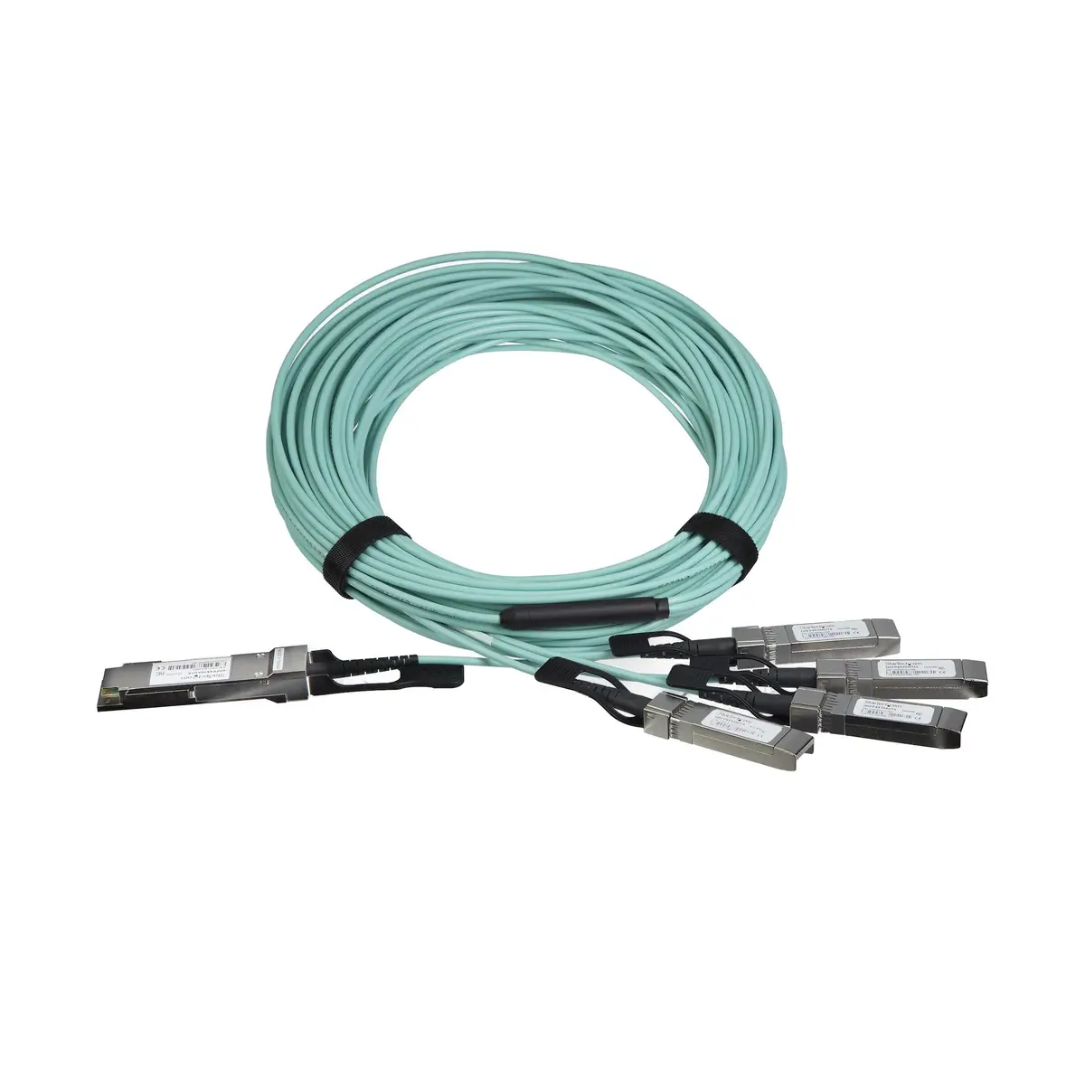 Cisco QSFP-4X10G-AOC10M kompatibel QSFP+ aktives optisches Breakoutkabel - 15 m