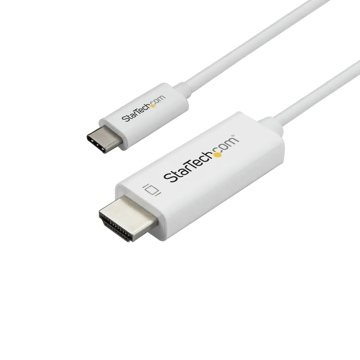 USB-C auf HDMI Kabel Stecker/Stecker Weiß 1m