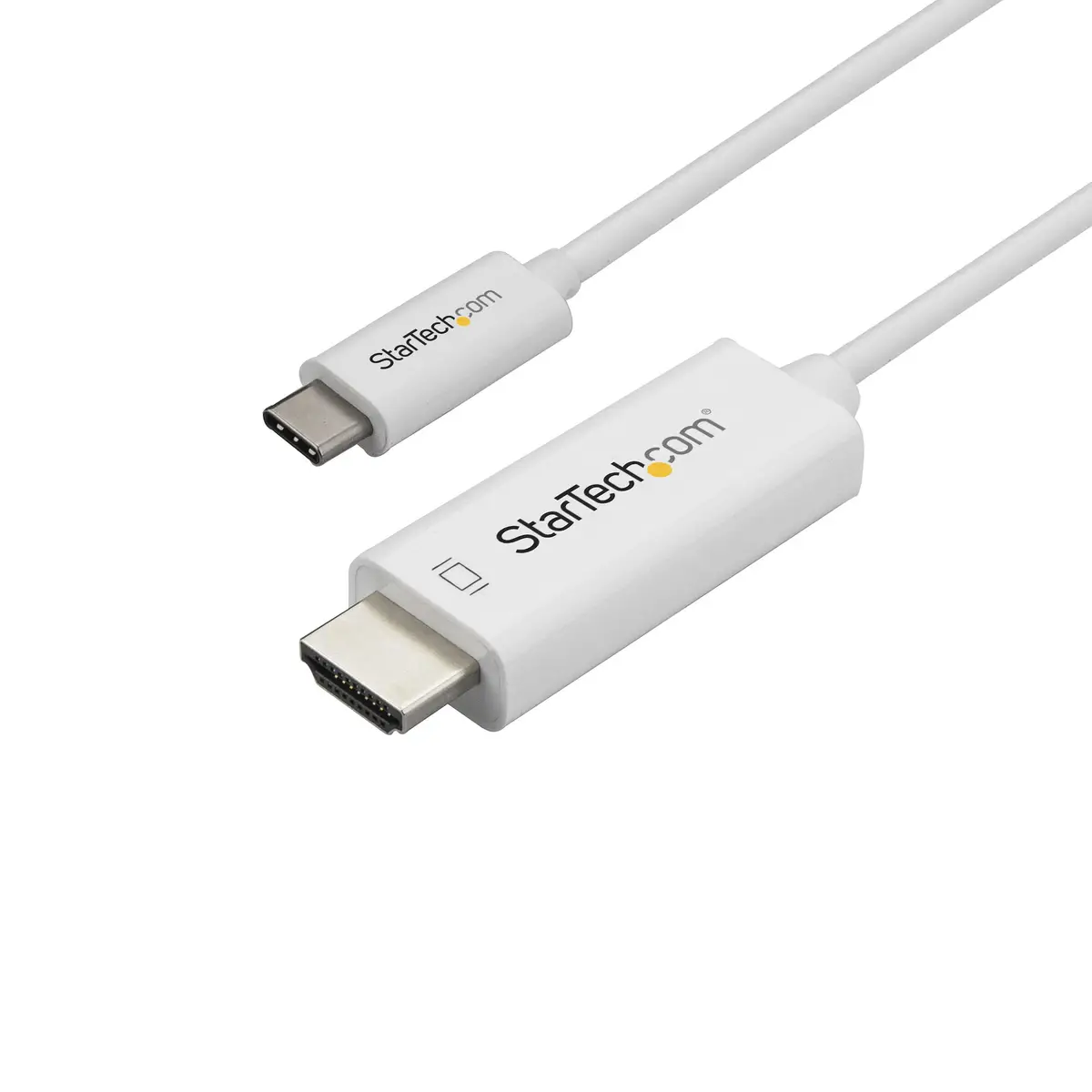 USB-C auf HDMI Kabel Stecker/Stecker Weiß 1m