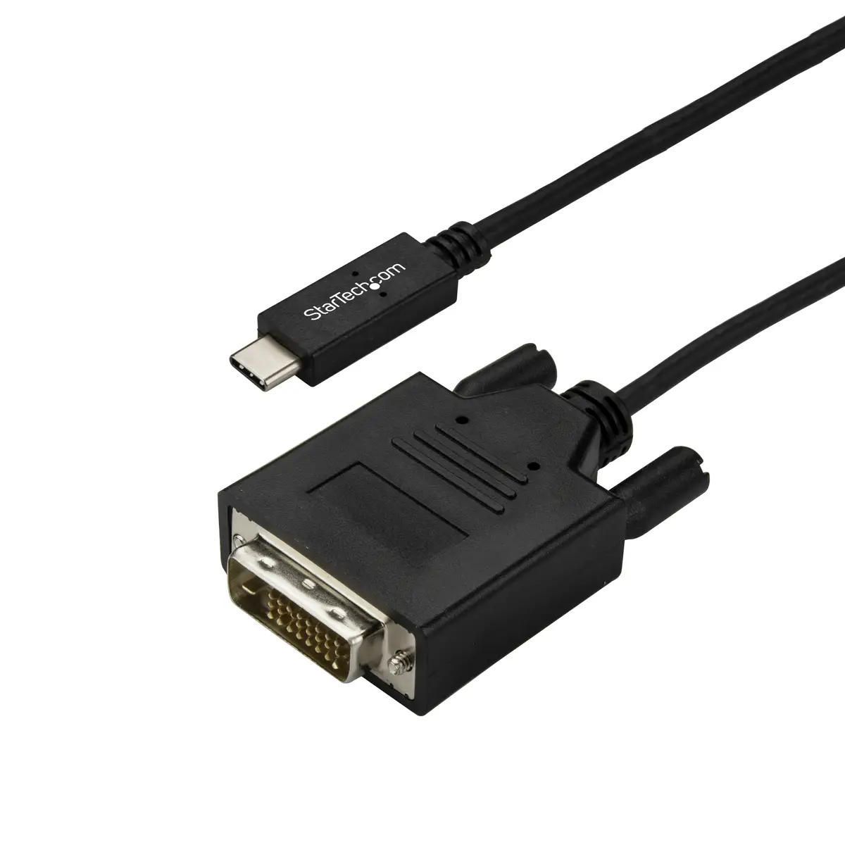 USB-C auf DVI Kabel Stecker/Stecker Schwarz 3m