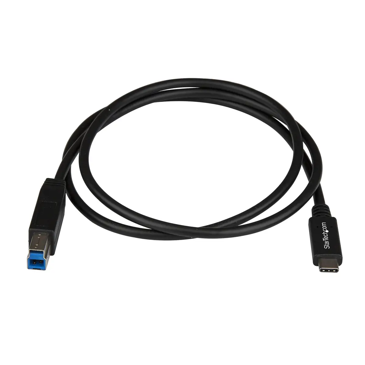 USB Kabel USB-C/USB-B Männlich/Männlich Schwarz 1m