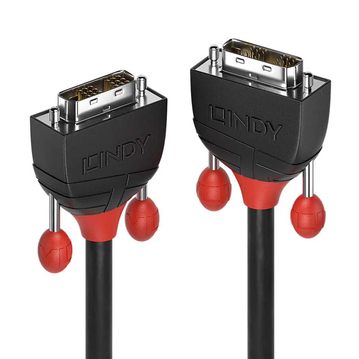 Black Line DVI-D Anschlusskabel Stecker/Stecker Schwarz 3 m