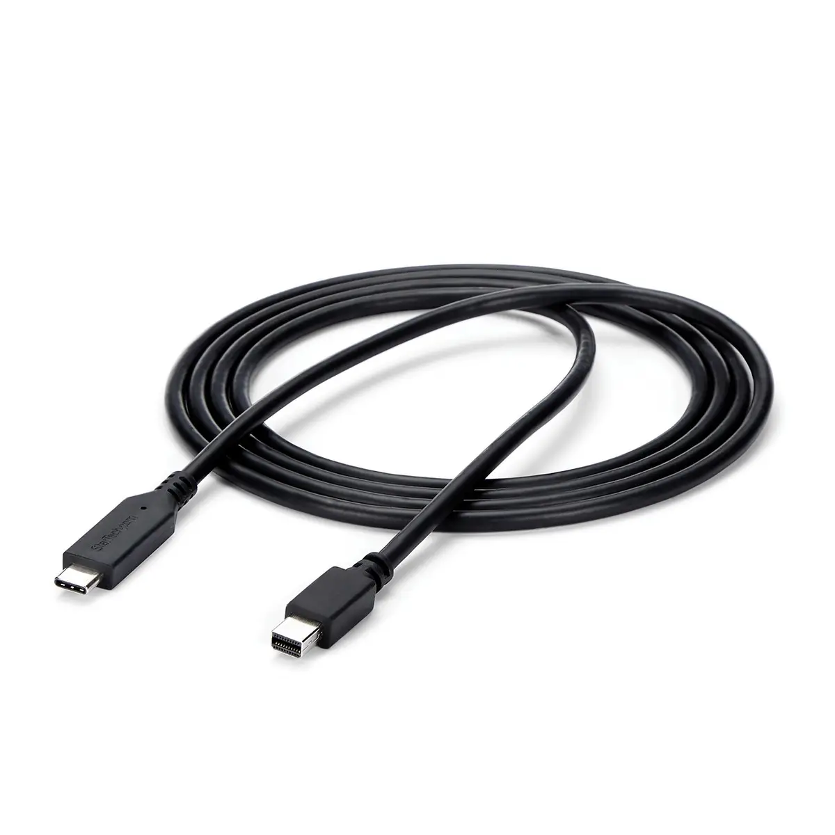 USB-C auf Mini DisplayPort Adapterkabel Stecker/Stecker Schwarz 1,8m
