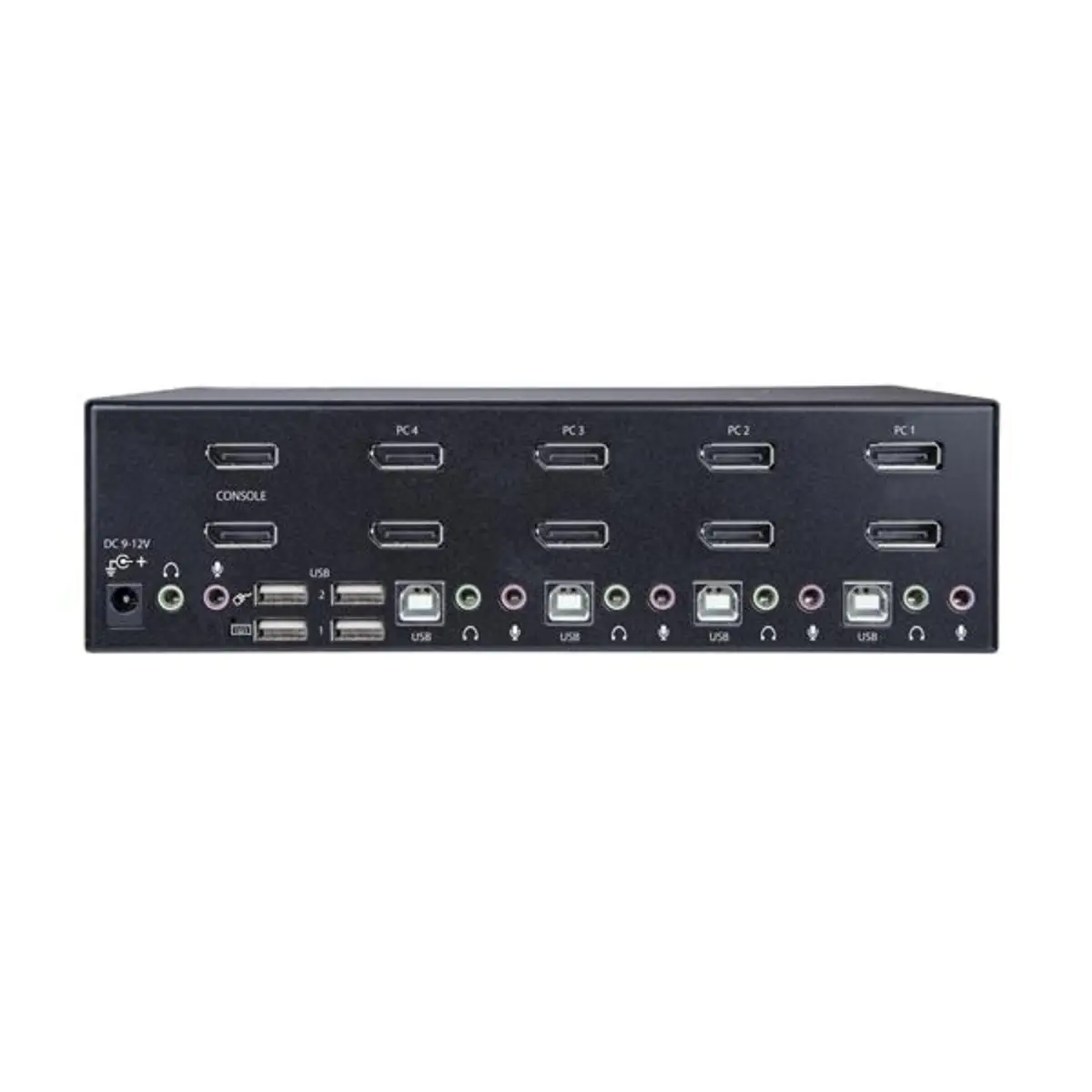 4 Port Dual DisplayPort KVM Switch