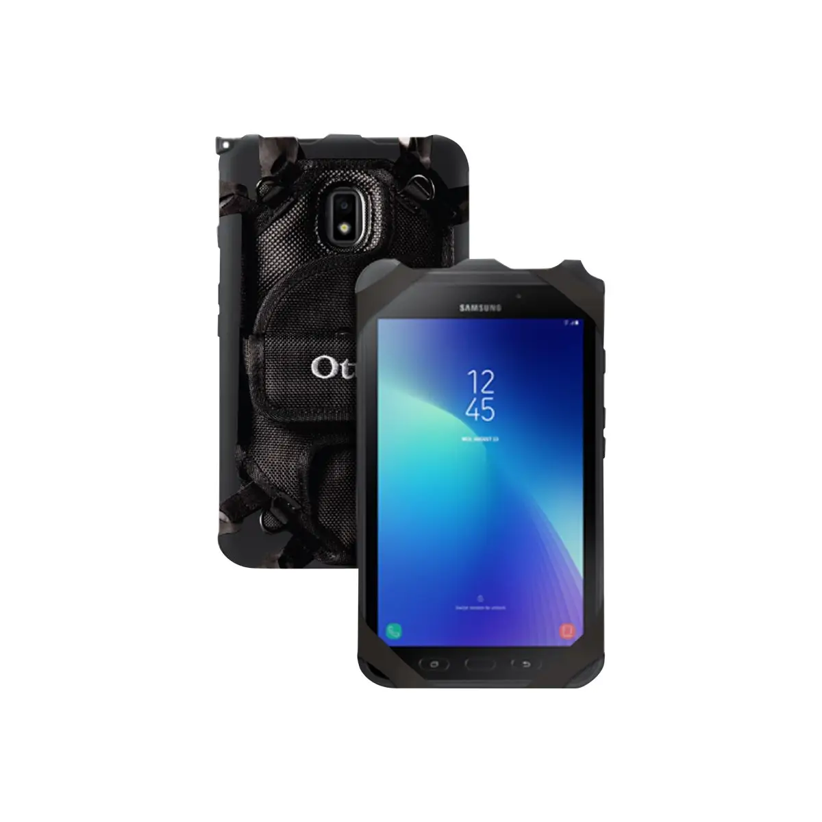 Utility Series Latch Multifunktionshalter für Galaxy Tab Active2 schwarz