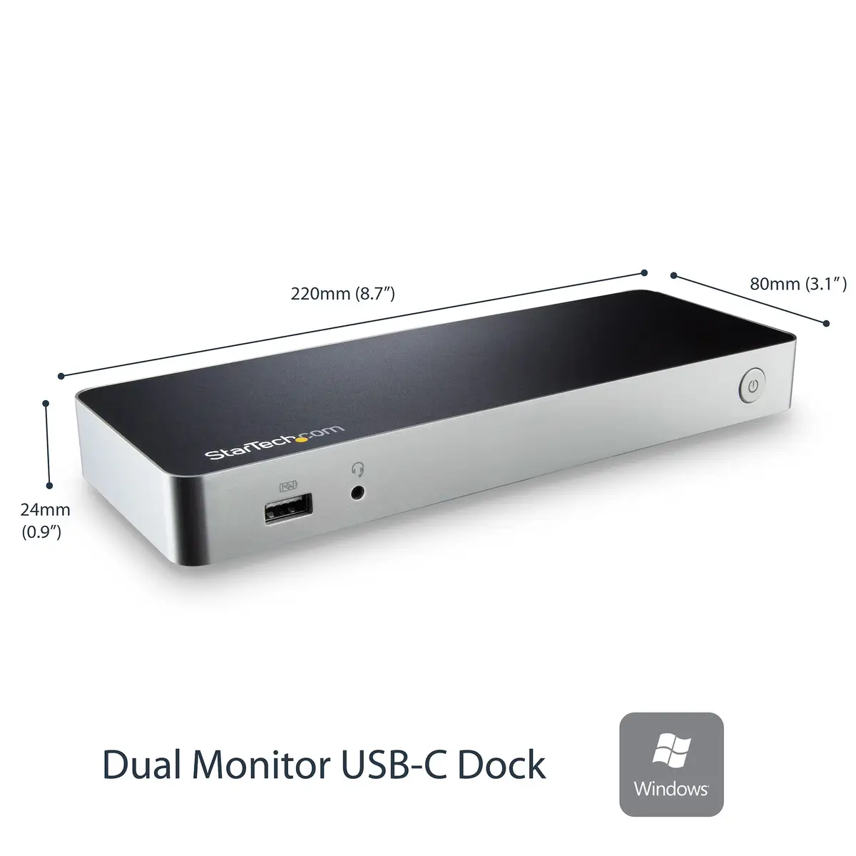 4K Dual Monitor USB-C Dockingstation
