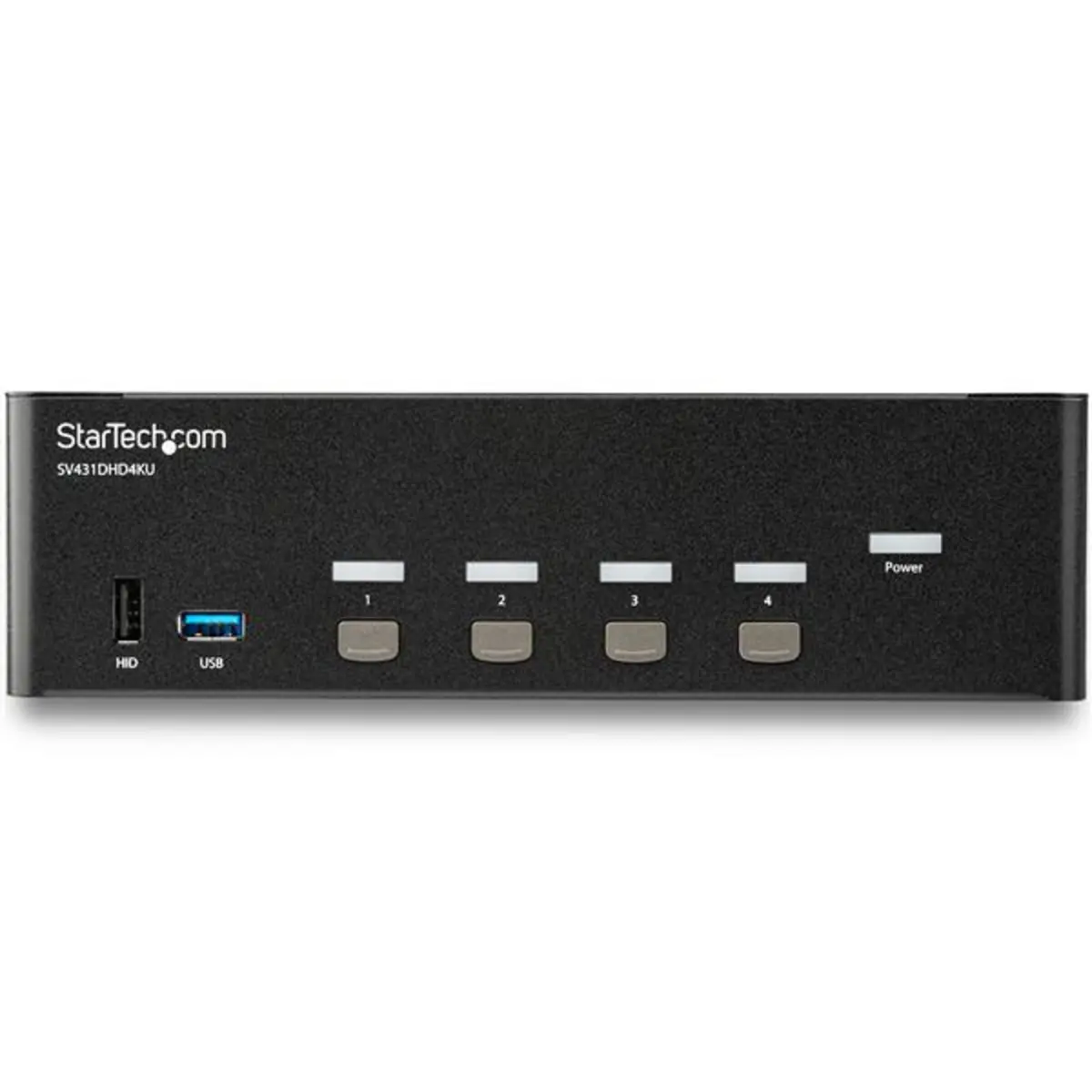 4 Port KVM Switch HDMI 4K 30Hz zwei Displays