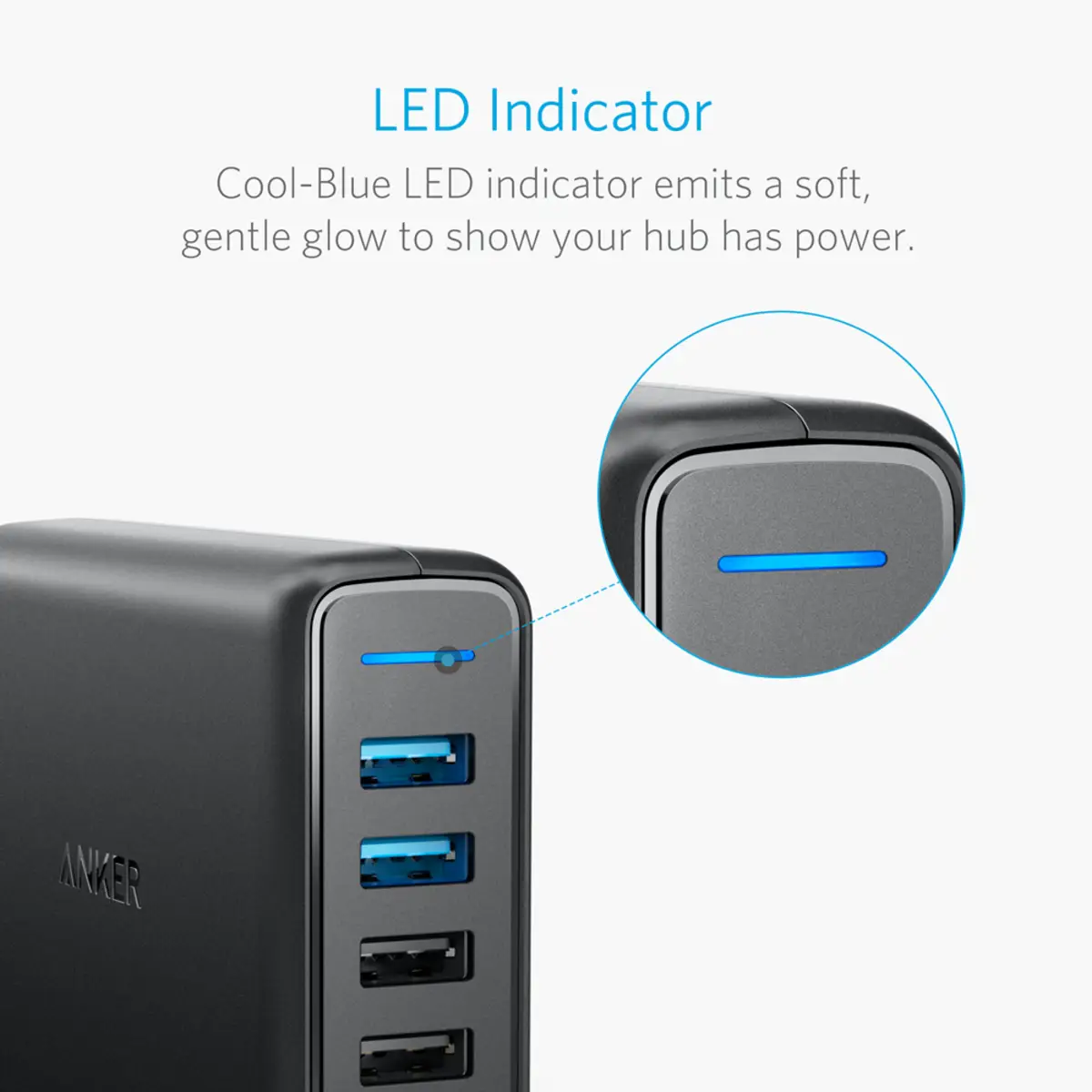 PowerPort Speed 5 63 W 5 Port USB Ladegerät Quick Charge 3.0 & Power IQ