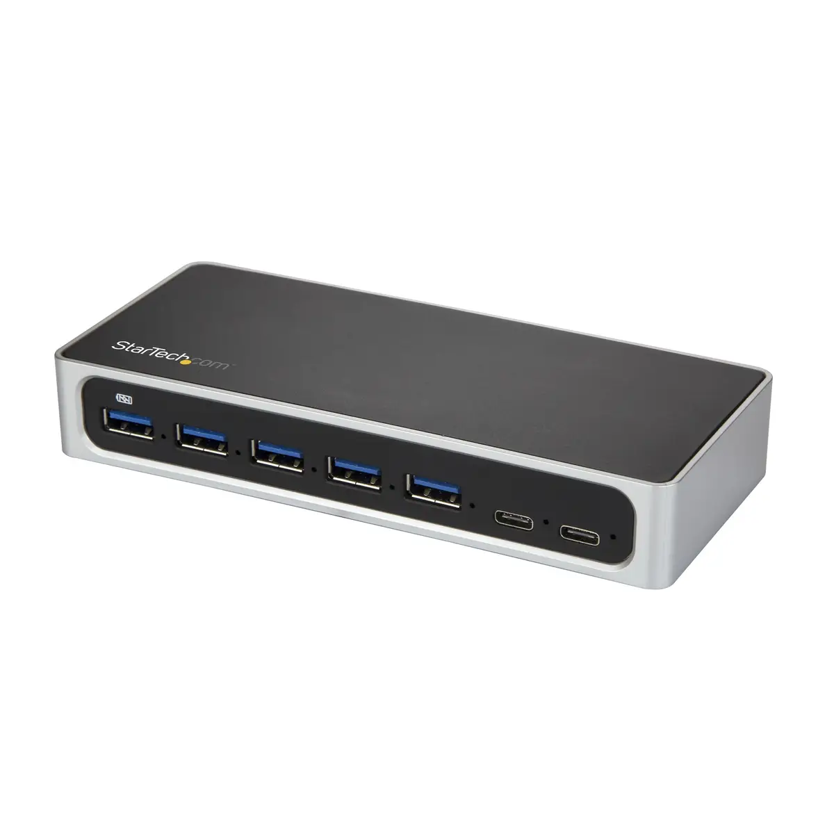 7 Port USB-C Hub 5xUSB-A/2x USB Type-C Schwarz