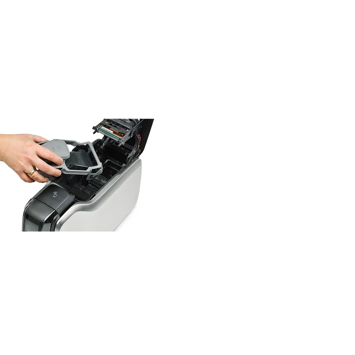 ZC300 Plastikkartendrucker Farbe Duplex