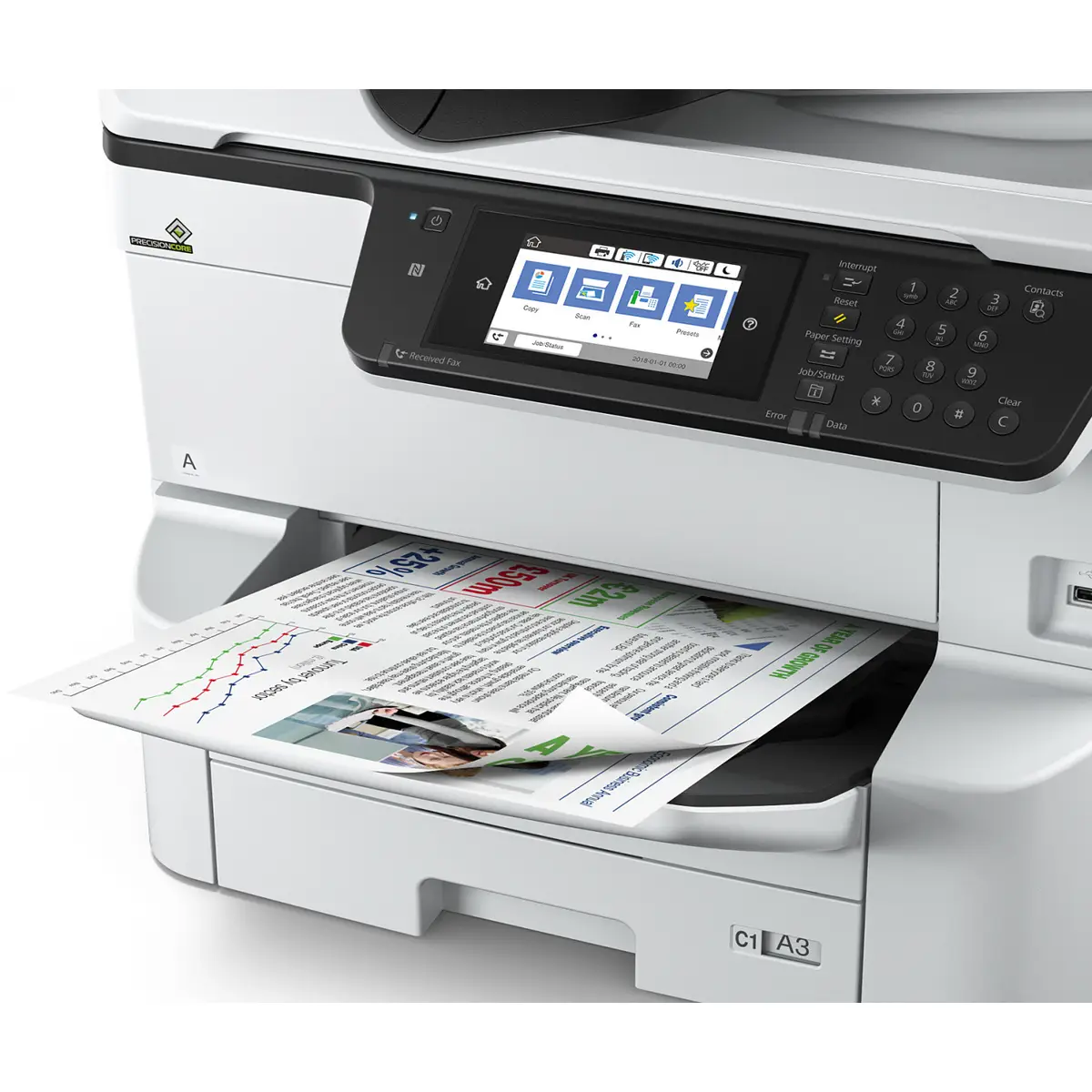 WorkForce Pro WF-C8690DTWF A3 All-In-One Drucker/Scanner/Kopierer/Fax Tintenstrahldruck