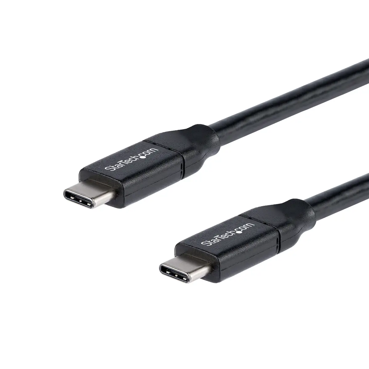 USB Ladekabel 5A USB-C/USB-C Männlich/Männlich Schwarz 2m
