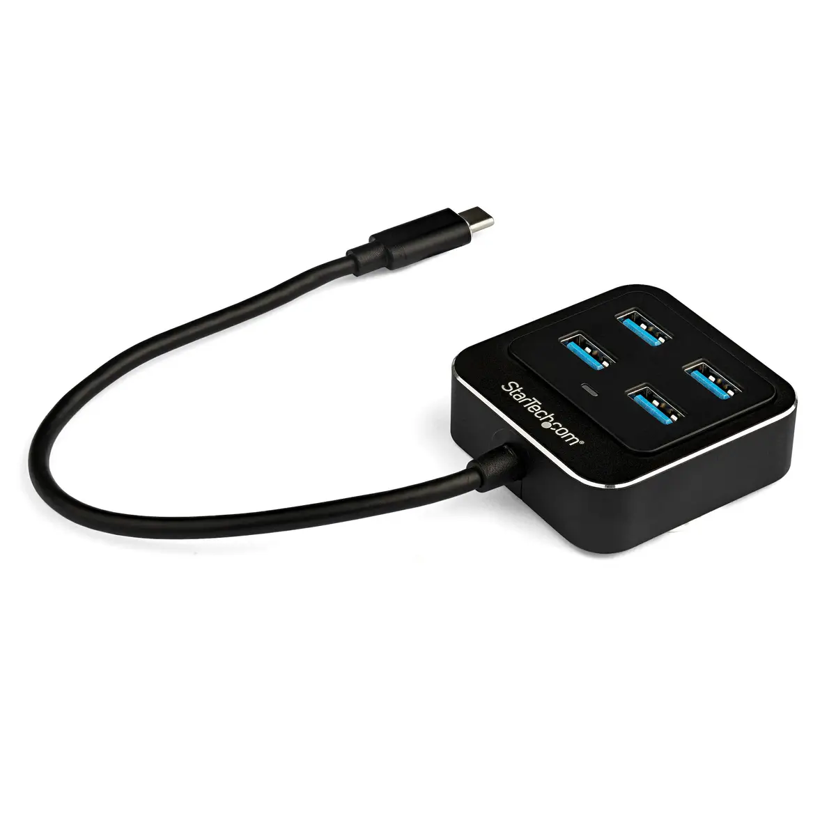 4 Port USB-C Hub USB-C/4xUSB-A Schwarz