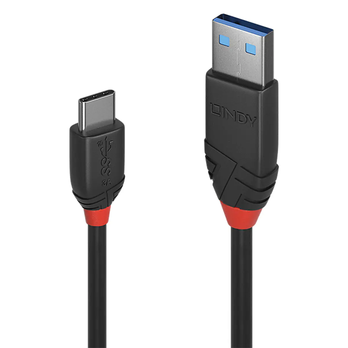 USB 3.1 Anschlusskabel USB A/USB C Stecker/Stecker Schwarz 0,5m