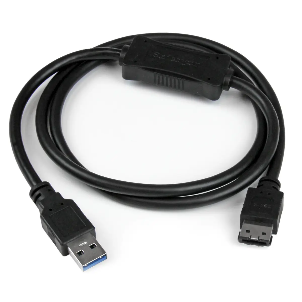 USB Kabel USB-3.0/eSATA Männlich/Männlich Schwarz 0,9m