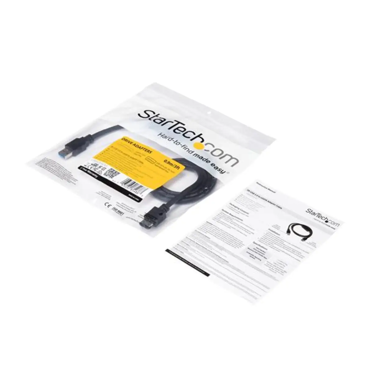 USB Kabel USB-3.0/eSATA Männlich/Männlich Schwarz 0,9m