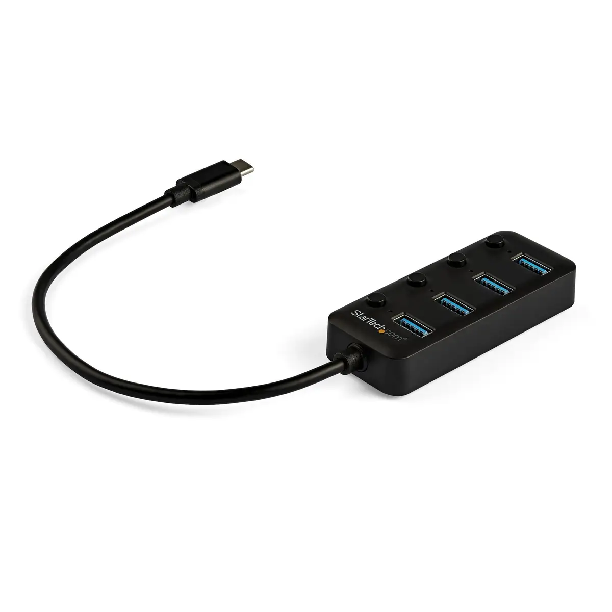 4 Port USB-C Hub - 4x USB-A mit individuellen An/Aus-Schaltern