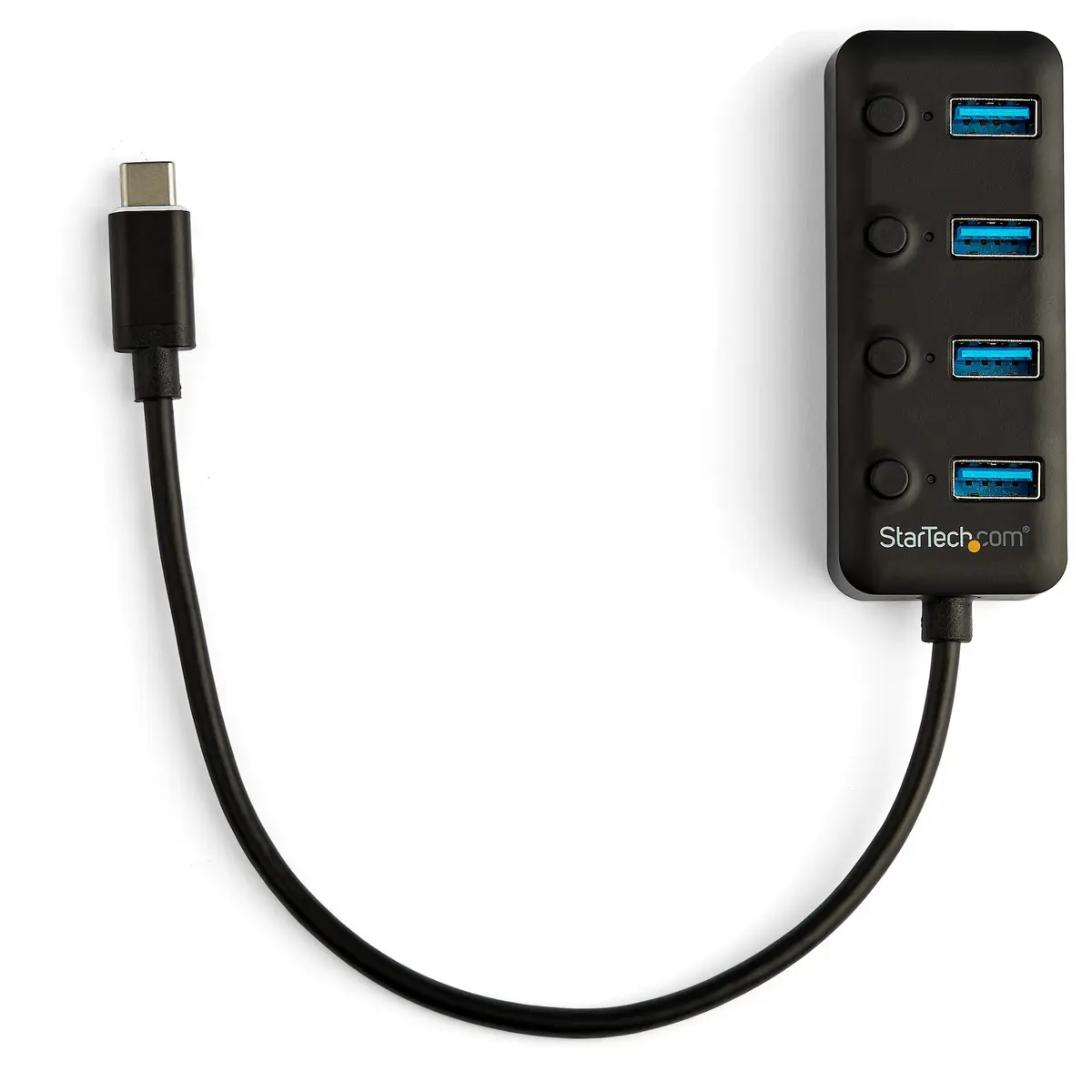 4 Port USB-C Hub - 4x USB-A mit individuellen An/Aus-Schaltern