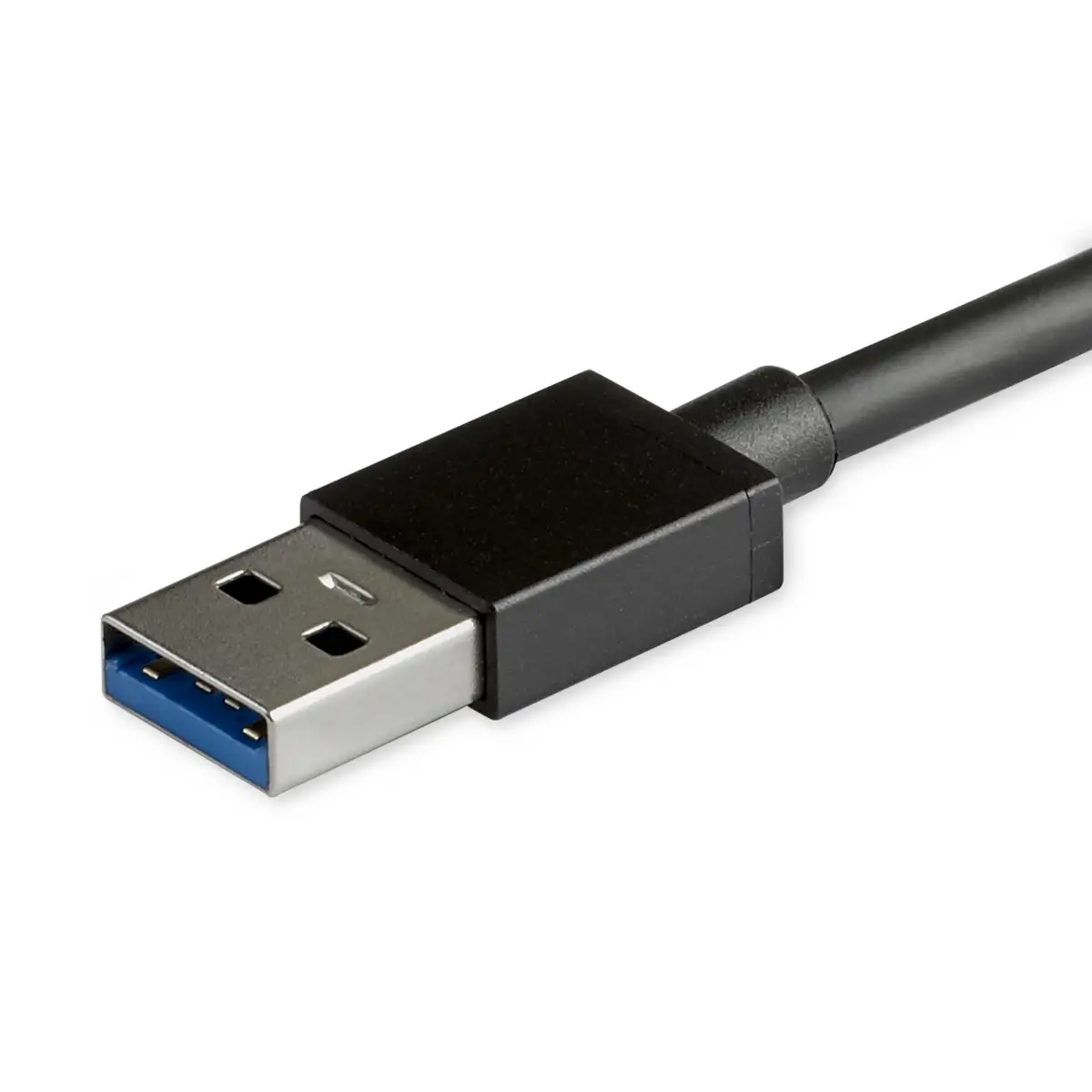 4 Port USB Hub mit individuellen An/Aus-Schalter USB-A/4xUSB-A Schwarz