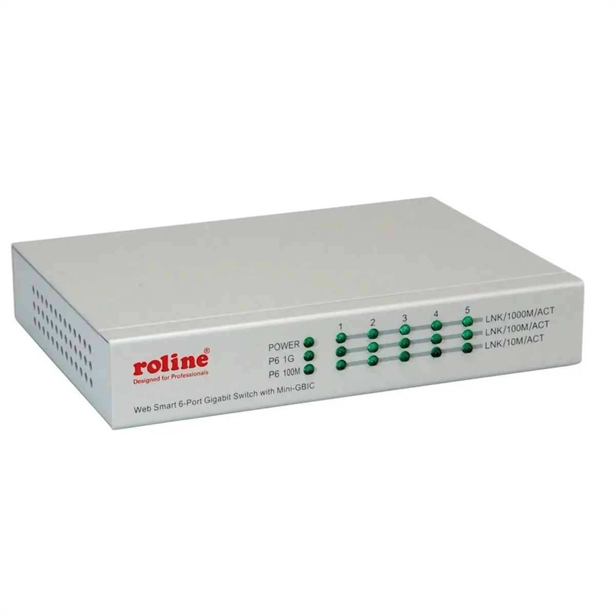 Gigabit Switch 6x 1xSFP WebSmart - Switch - 1 Gbps