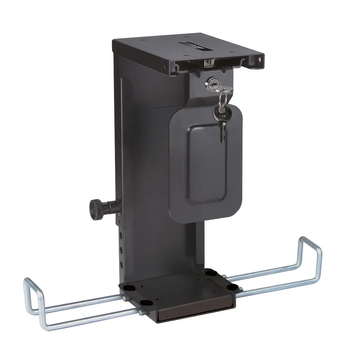 CPU Halter abschliessbar Schwarz