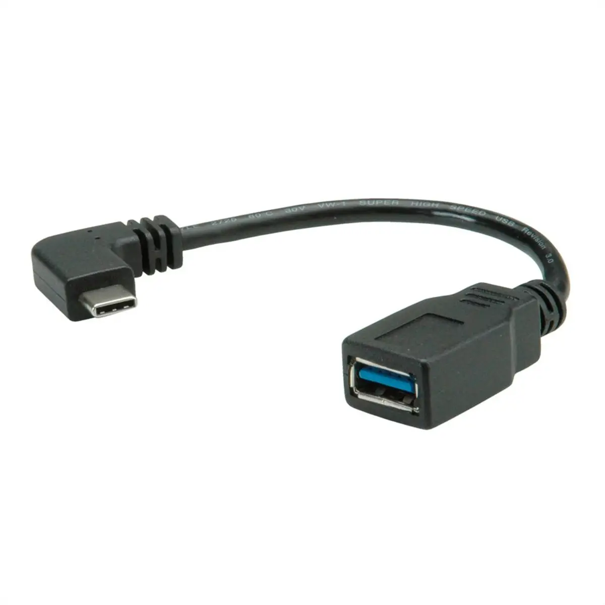 USB Kbl. C-A ST/BU L-Form 0.15m - Kabel - Digital/Daten
