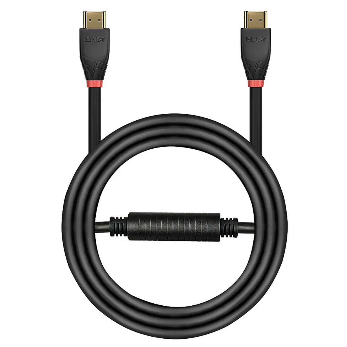 Aktives 25m HDMI 2.0 18G Kabel Schwarz