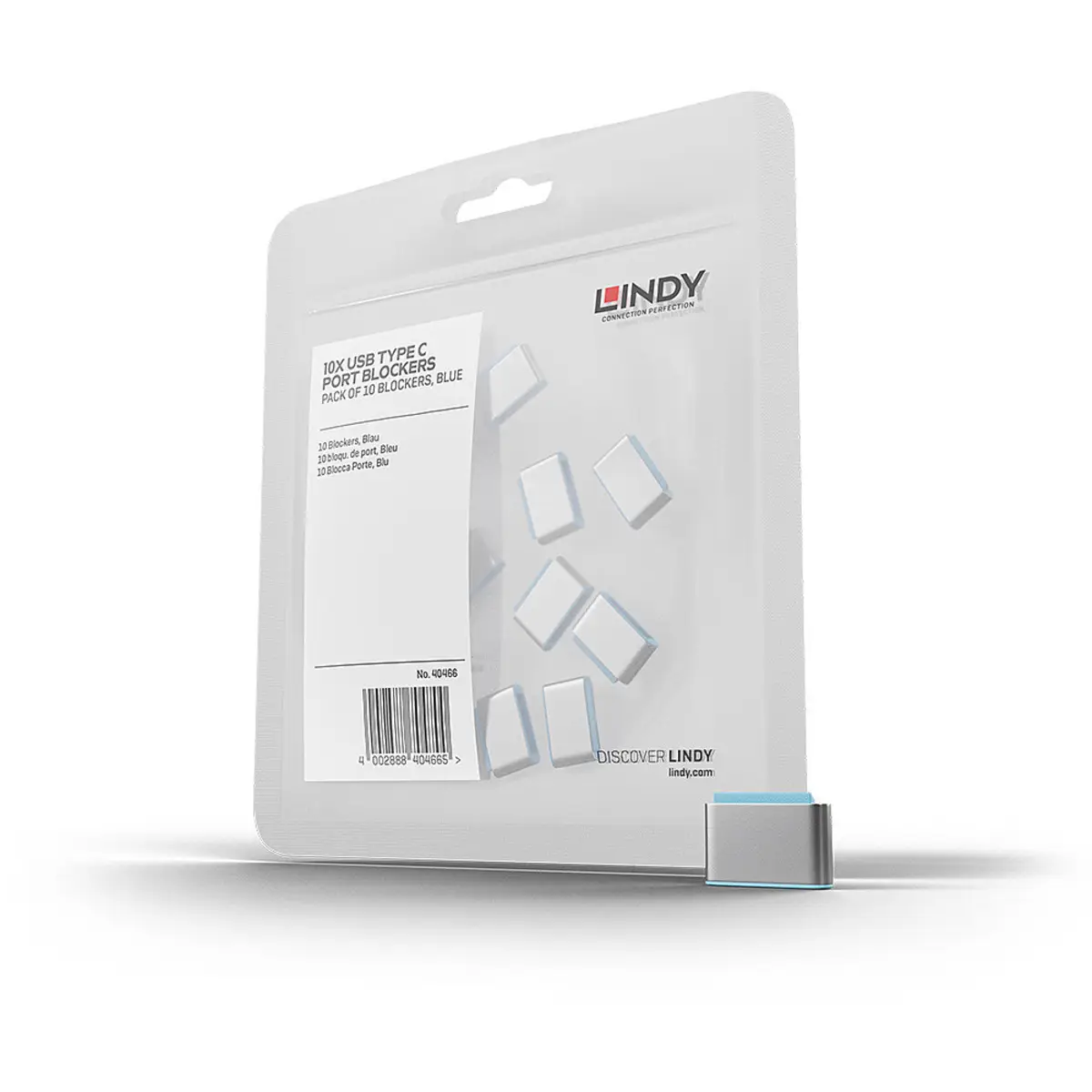 USB Typ C Port Schloss 10 Stück Blau