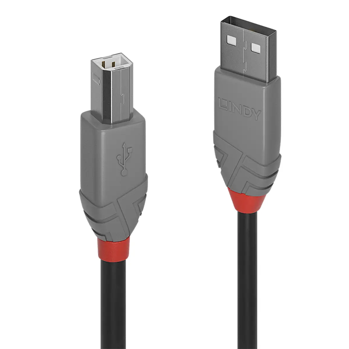 Anthra Line USB 2.0 Typ A an B Kabel 5 m Schwarz
