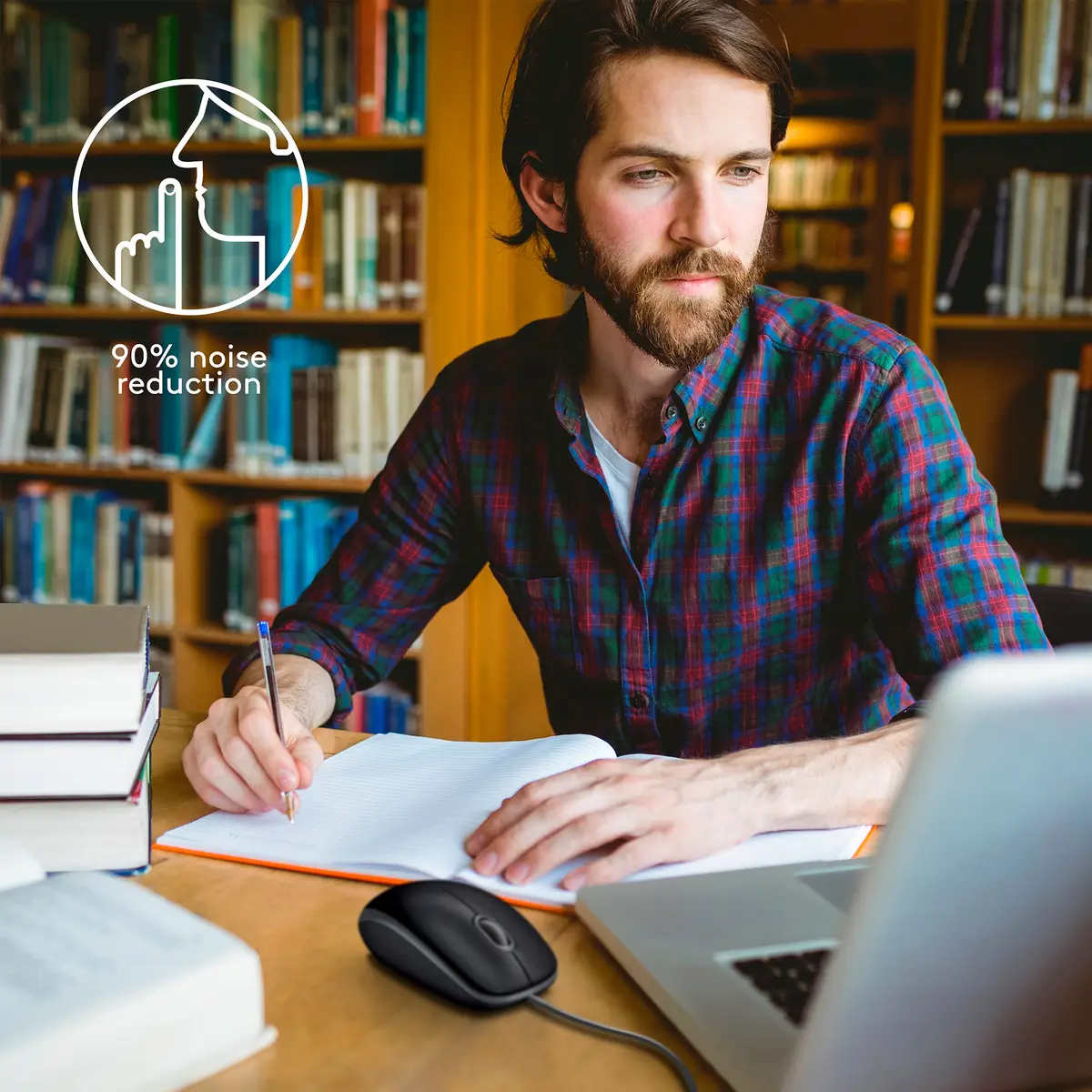 B110 Silent Maus rechts  und linkshändig optisch