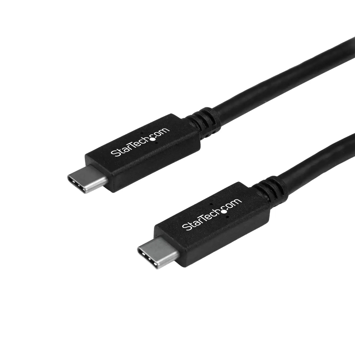 USB Kabel USB-C/USB-C Männlich/Männlich Schwarz 1,8m