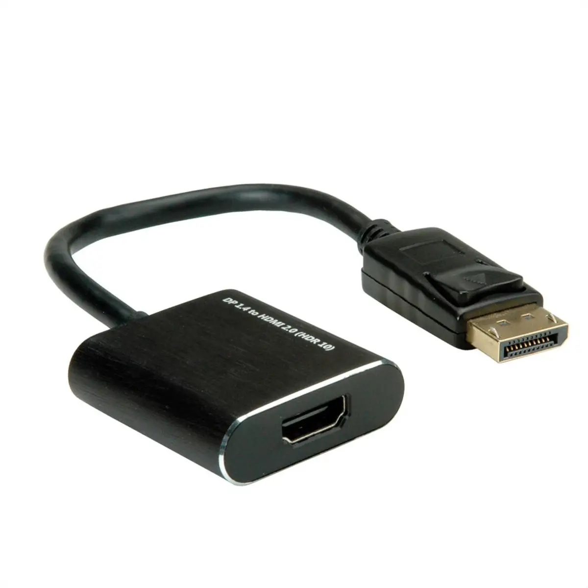 Videoanschluß DisplayPort/HDMI DisplayPort (M) bis HDMI (W) 15 cm Schwarz 4K Unterstützung aktiv