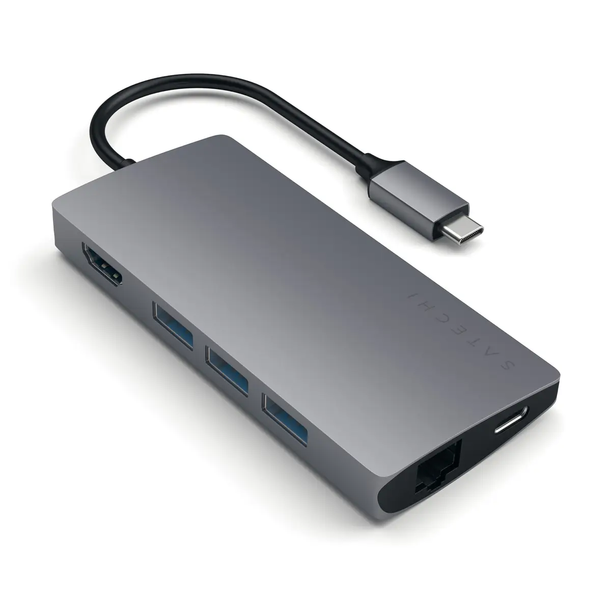 Type-C Multi-Port Adapter 4K with Ethernet V2 space gray