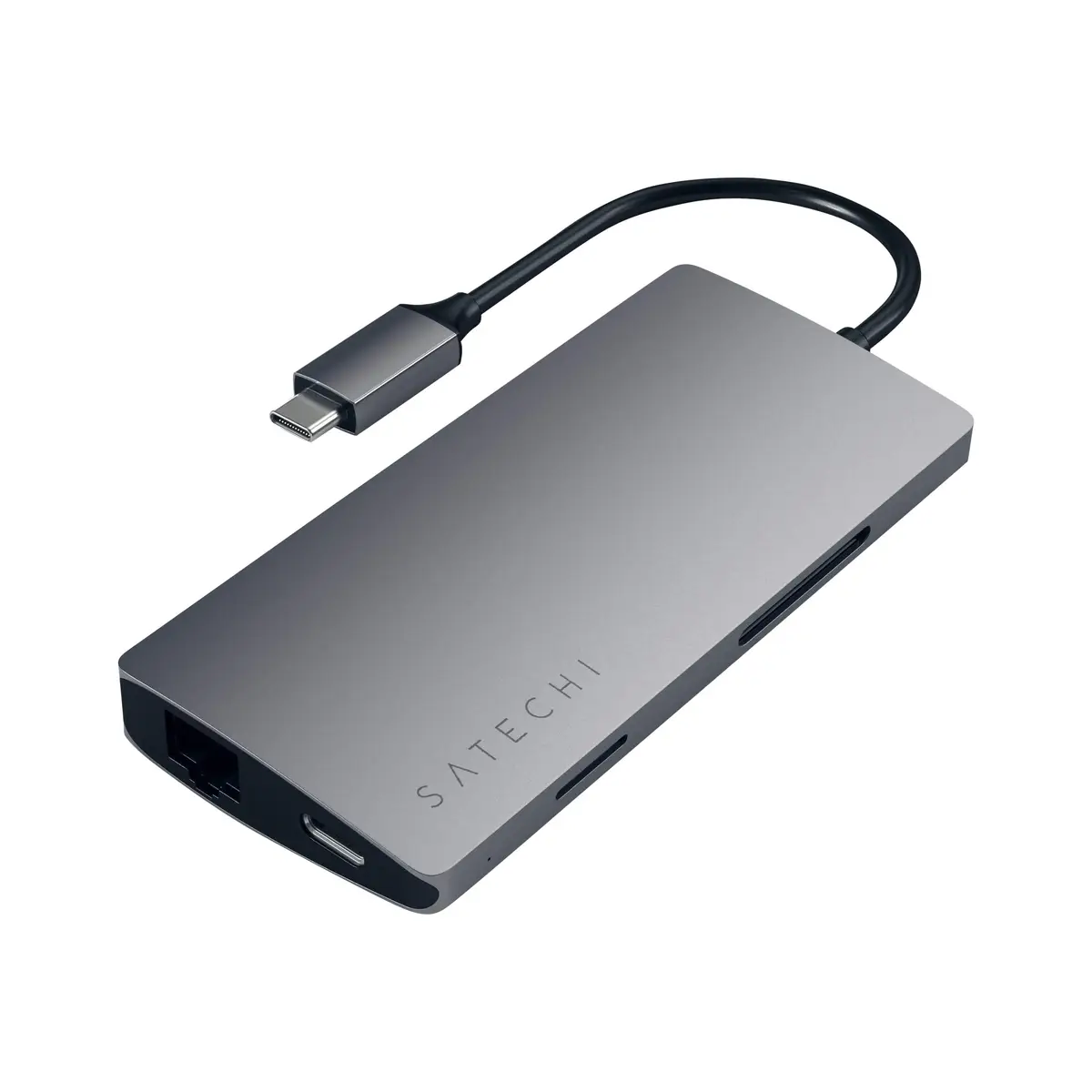 Type-C Multi-Port Adapter 4K with Ethernet V2 space gray