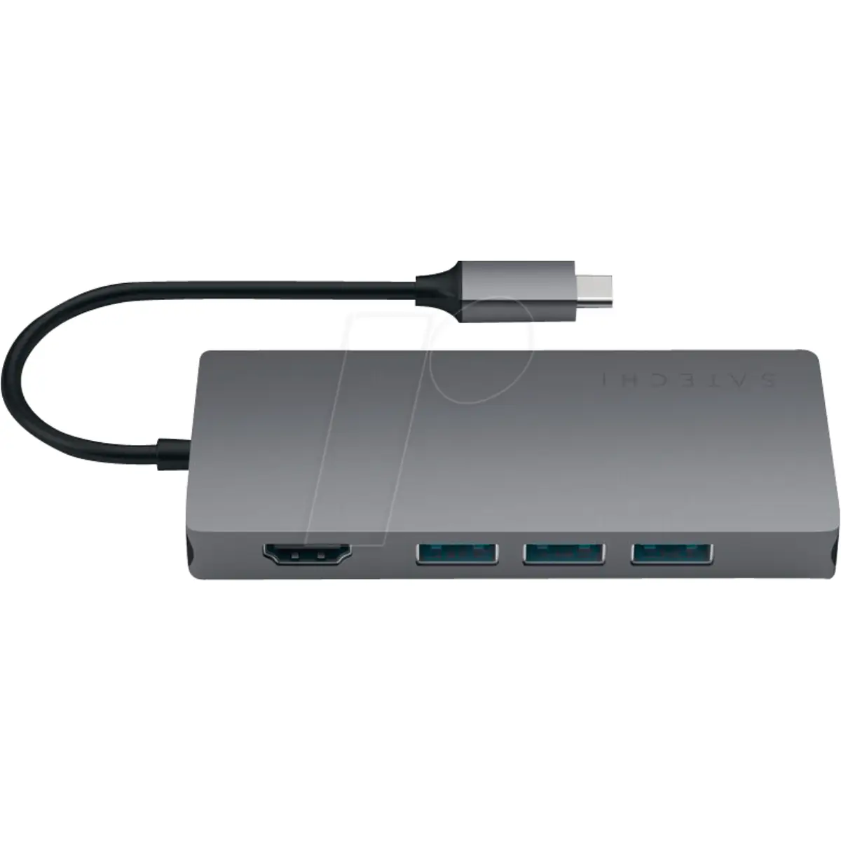 Type-C Multi-Port Adapter 4K with Ethernet V2 space gray