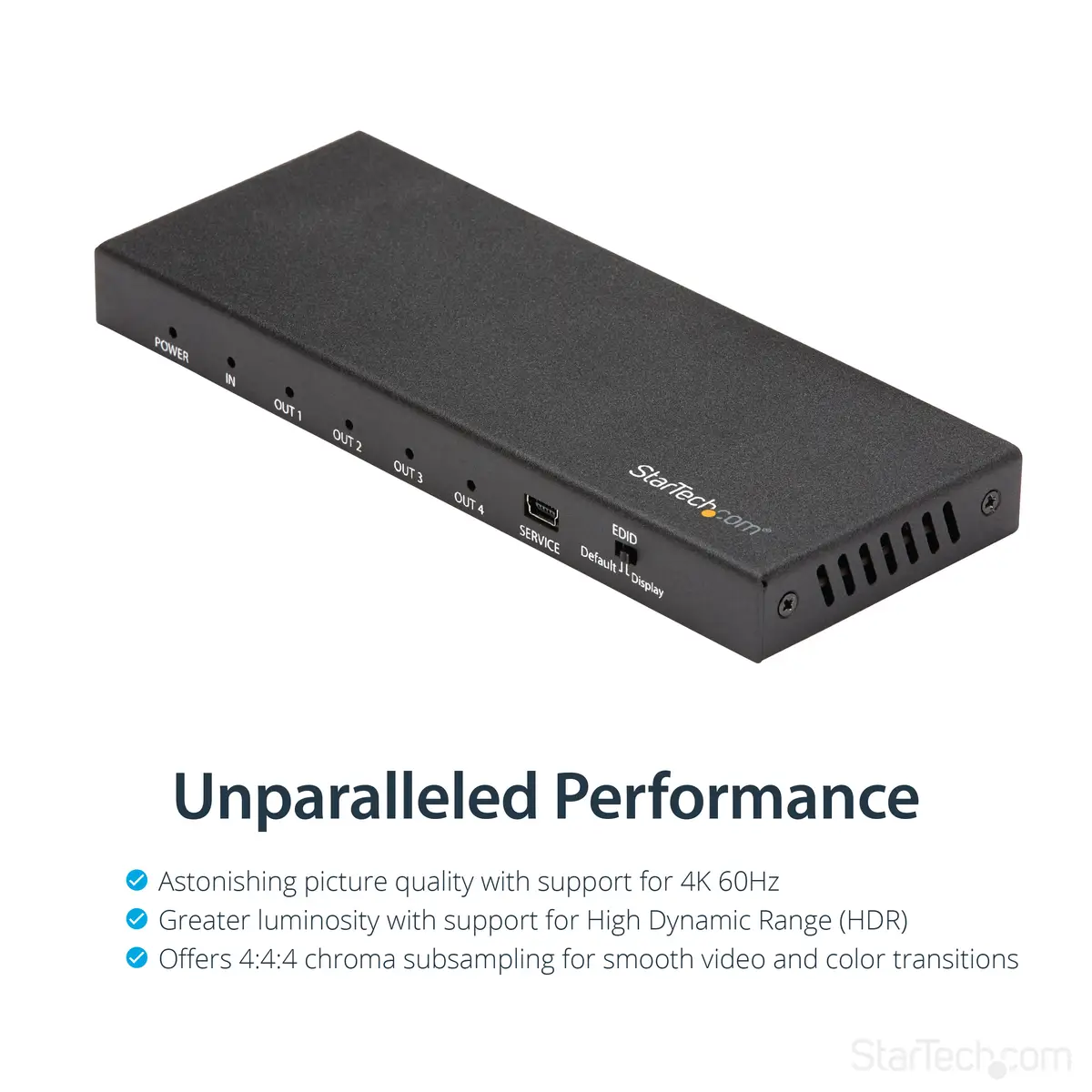 HDMI-Videosplitter mit 4 Anschlüssen 4K 60 Hz