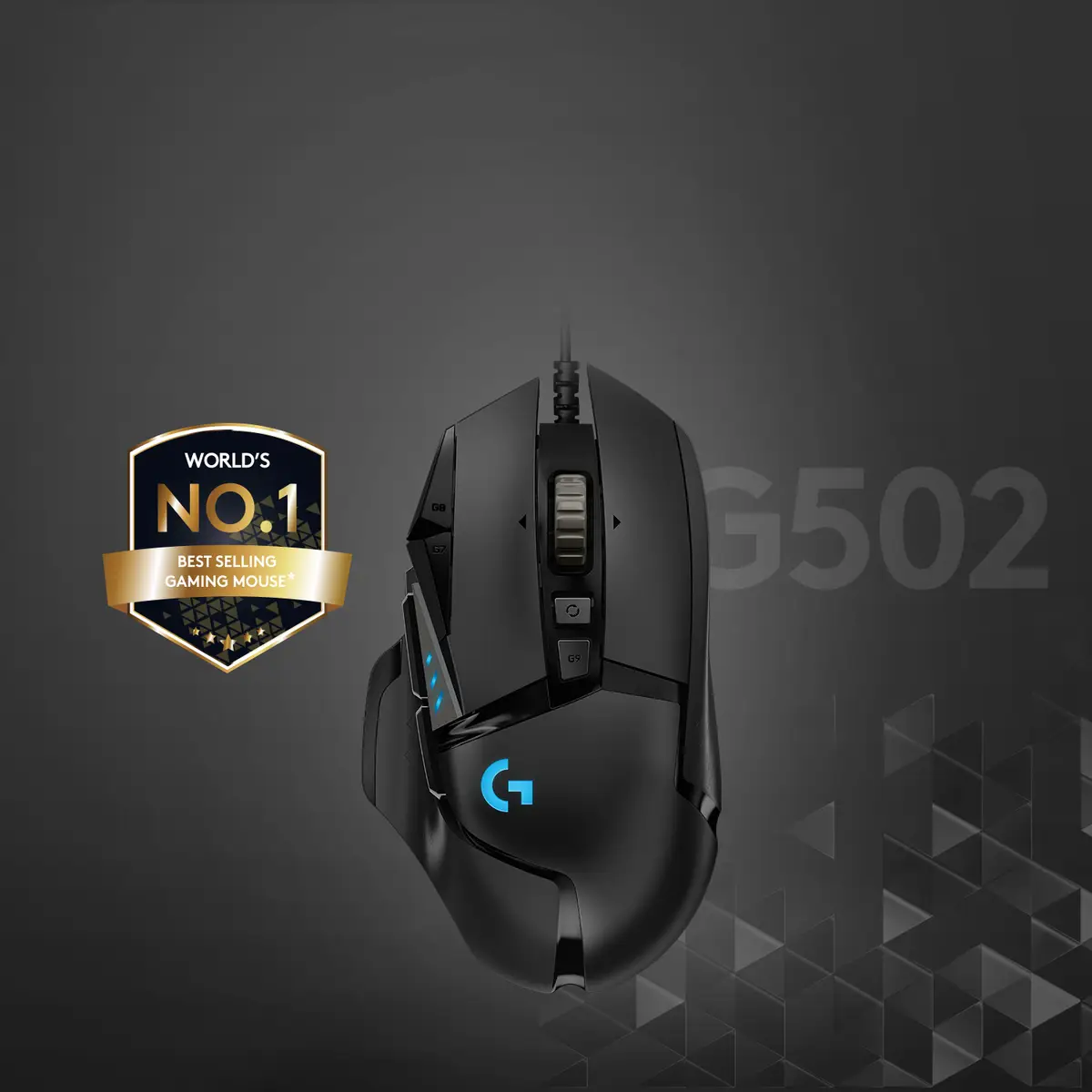 Gaming Mouse G502 (Hero) Maus optisch 11