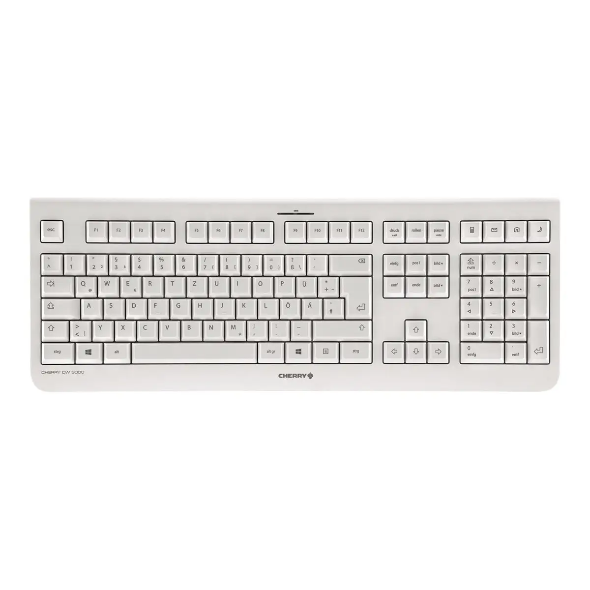 DW 3000 Tastatur und Maus Set kabellos weiß/grau deutsch