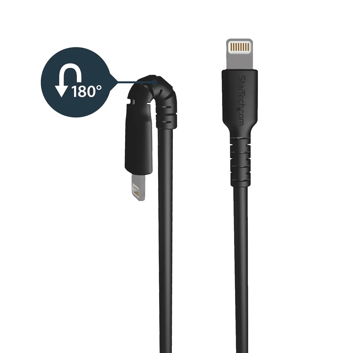 USB auf Lightning Kabel USB-A/Lighting Männlich/Männlich Schwarz 1m