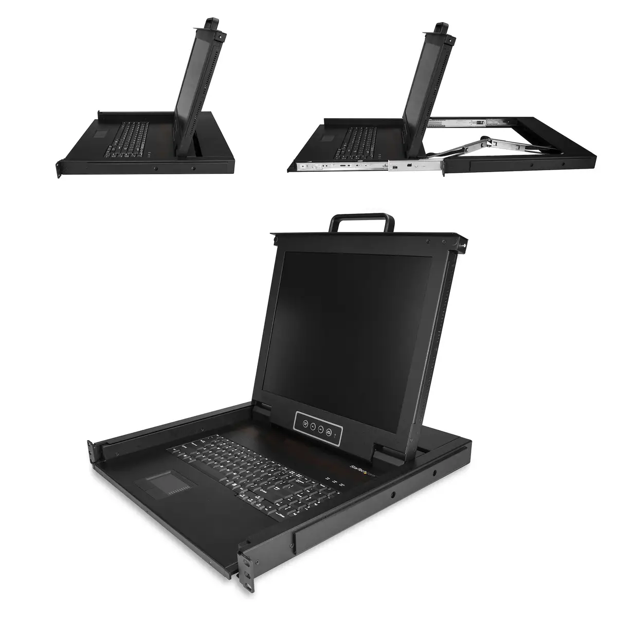 KVM Konsole für Server Racks 43,2cm (17")VGA Einbaufähig