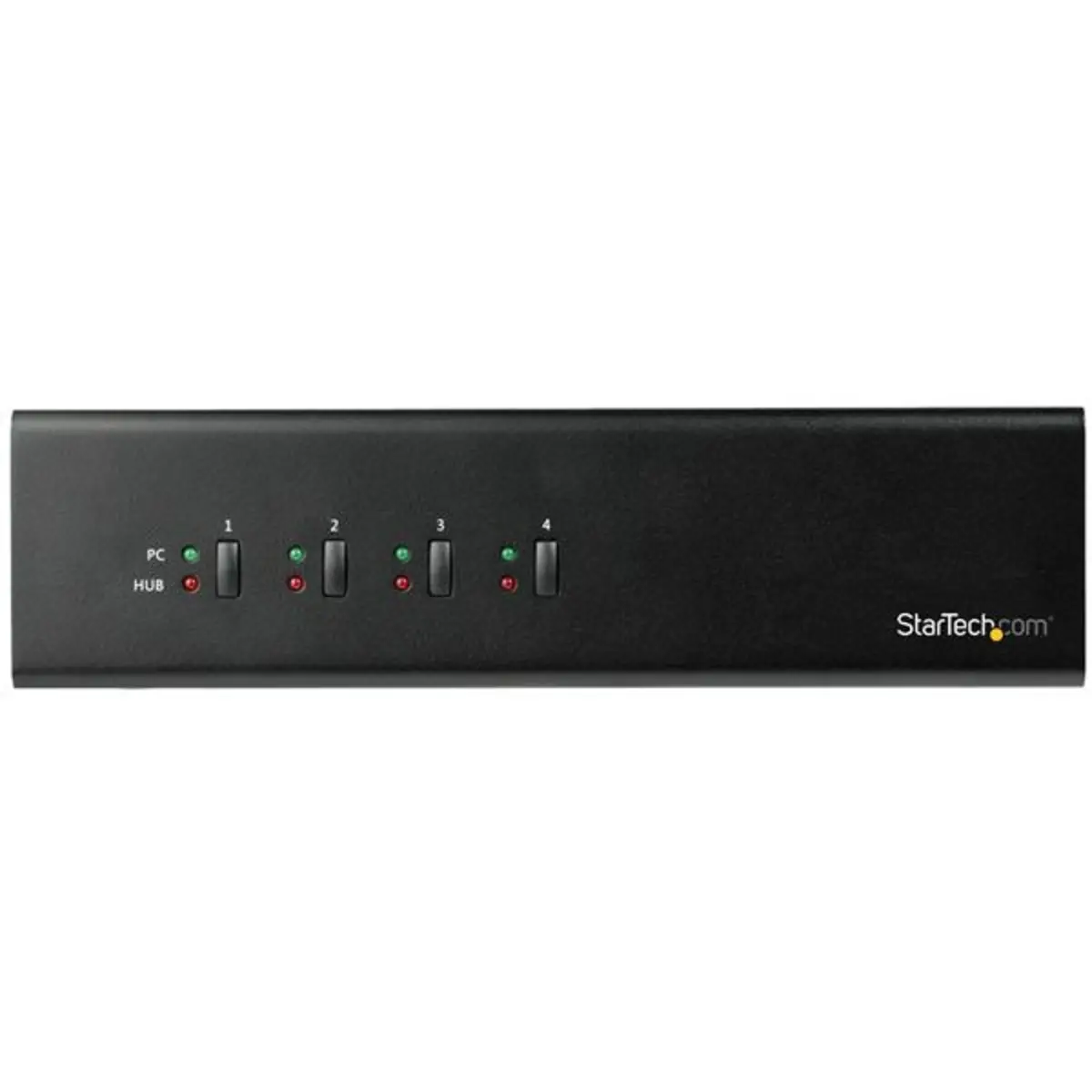 4 Port Dual Monitor DVI KVM Switch mit USB 3.0 Hub