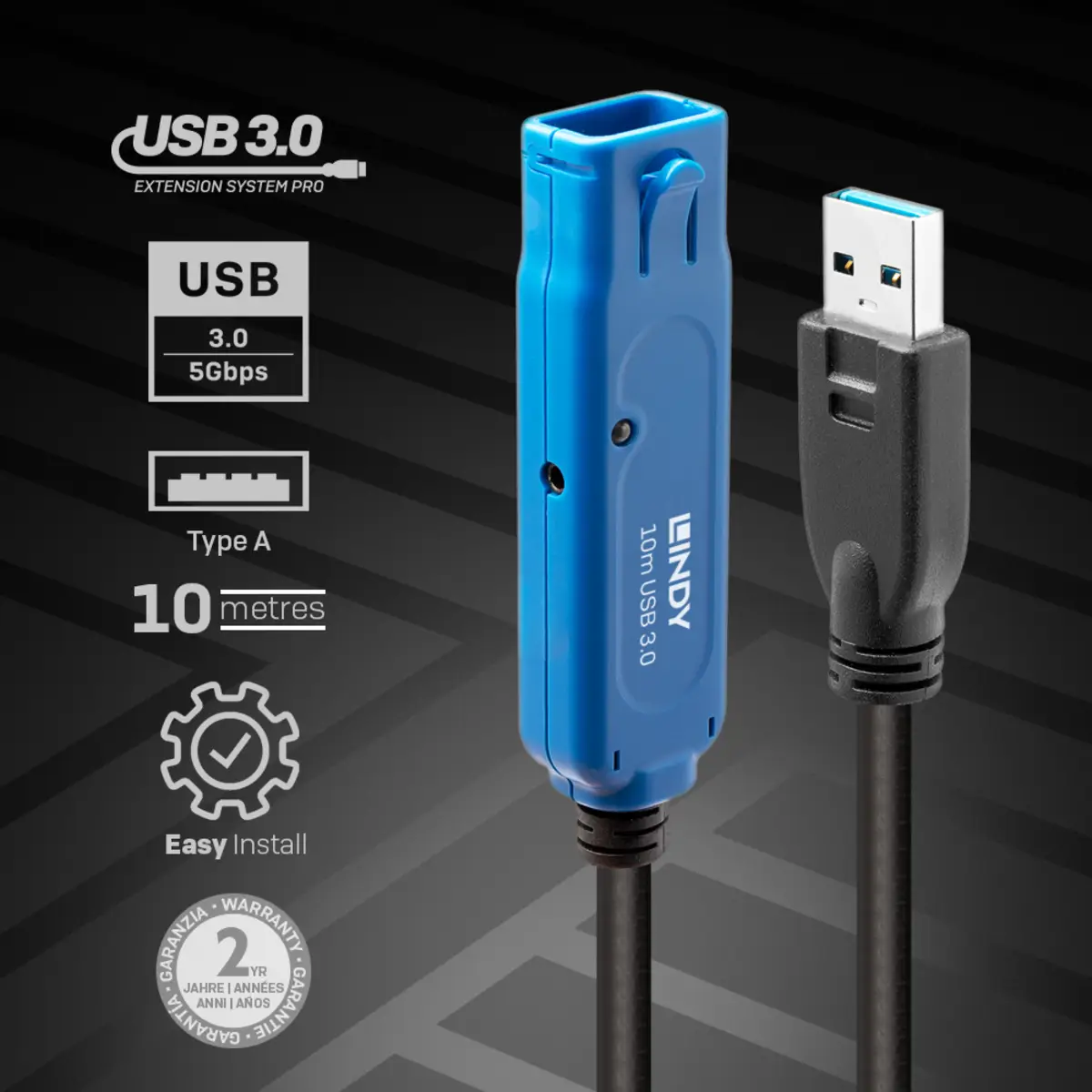 USB 3.0 Active Extension Cable Pro USB-E